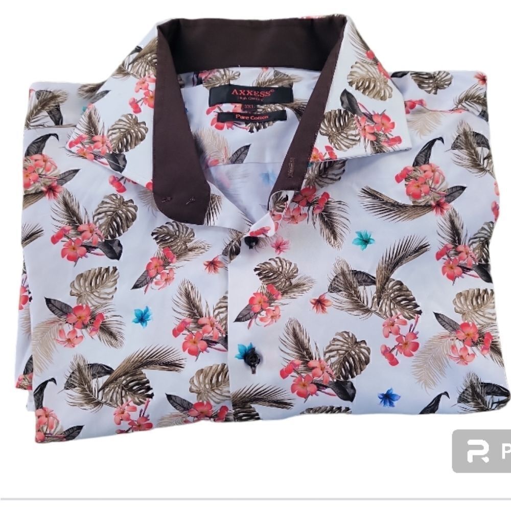 Axxess Palm Leaves Long Sleeve